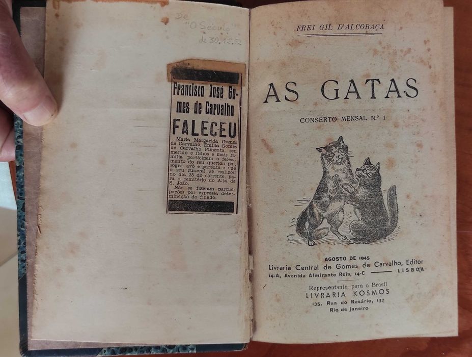 As Gatas. Frei Gil D'Alcobaça / João Paulo Freire (Mário)