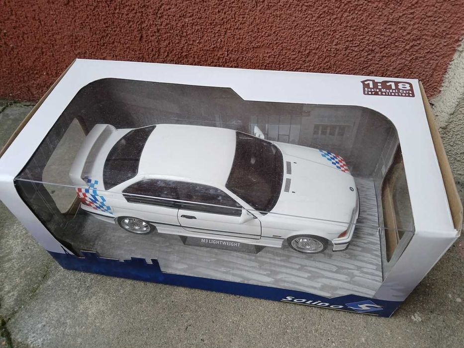 bmw m3 lightweight e36 1:18 solido model samochodu coupe seria 3 m4