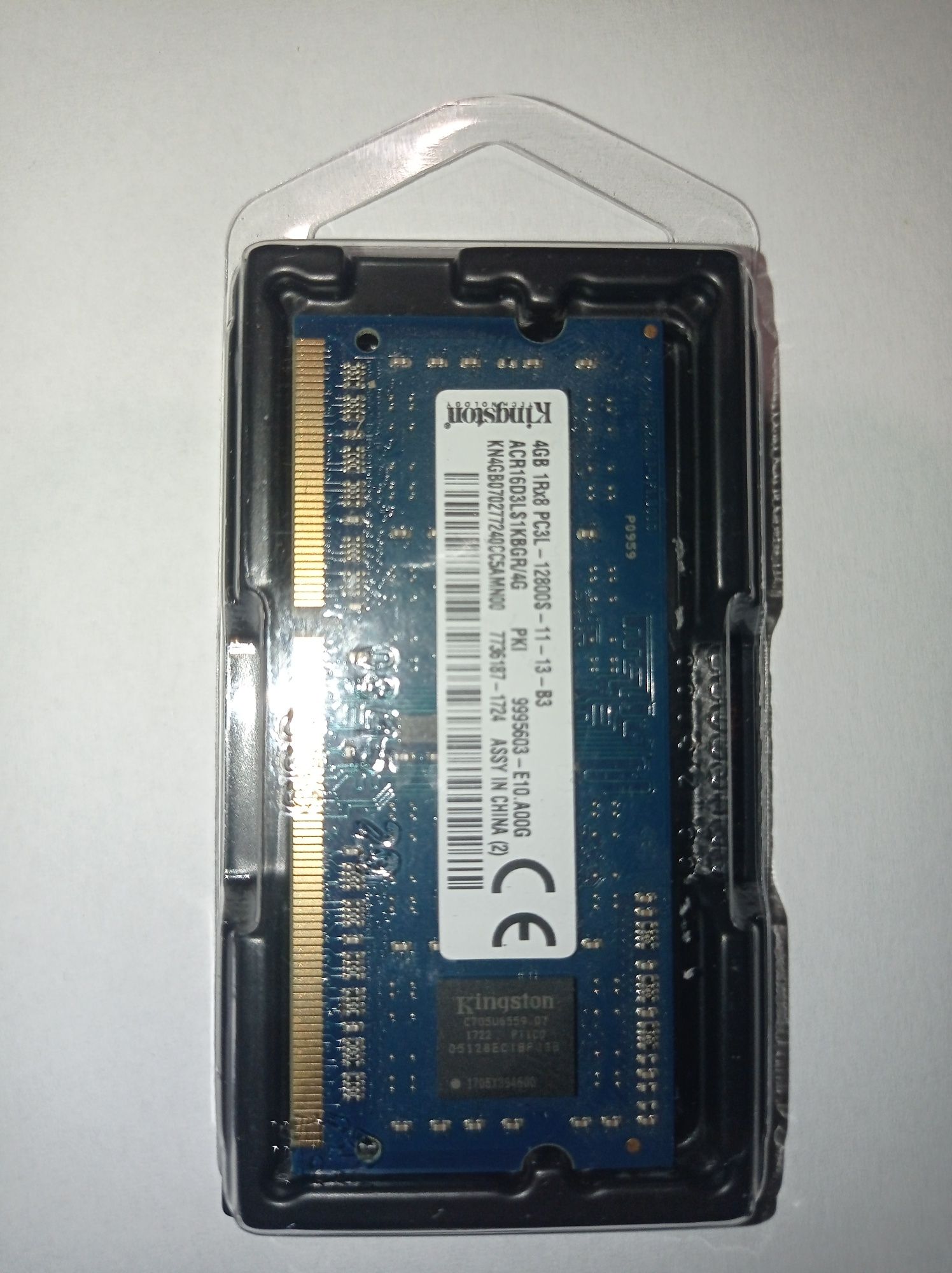 DDR3L модуль памяти KINGSTON