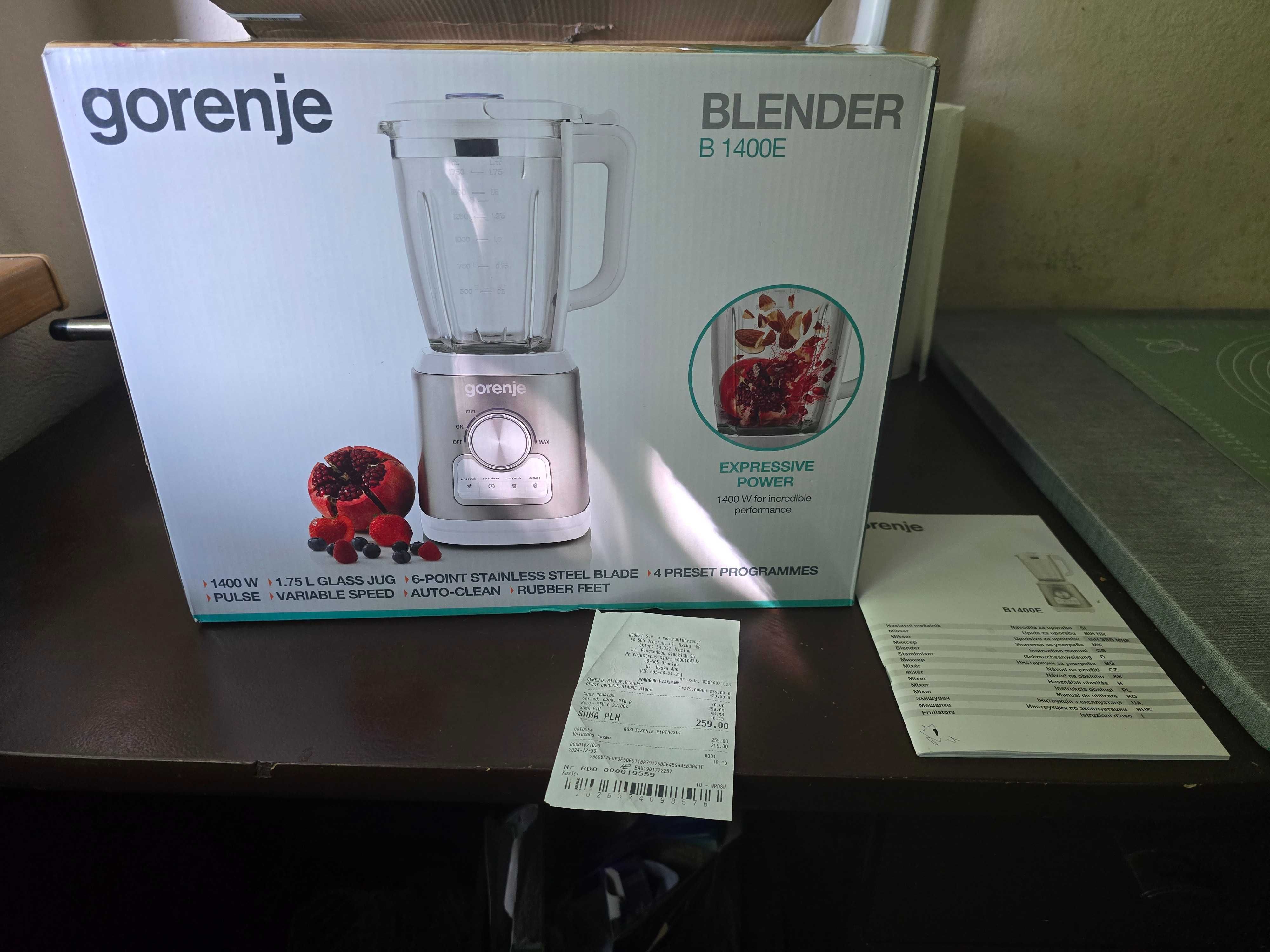 Blender/Mikser Gorenje B1400E