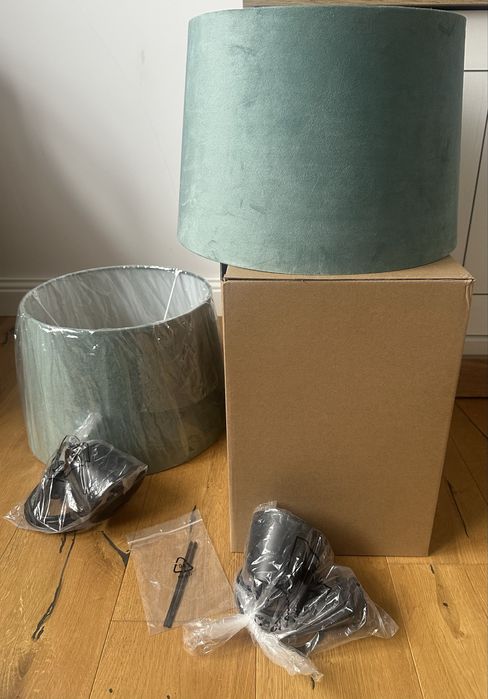 Klosze do lampy welur