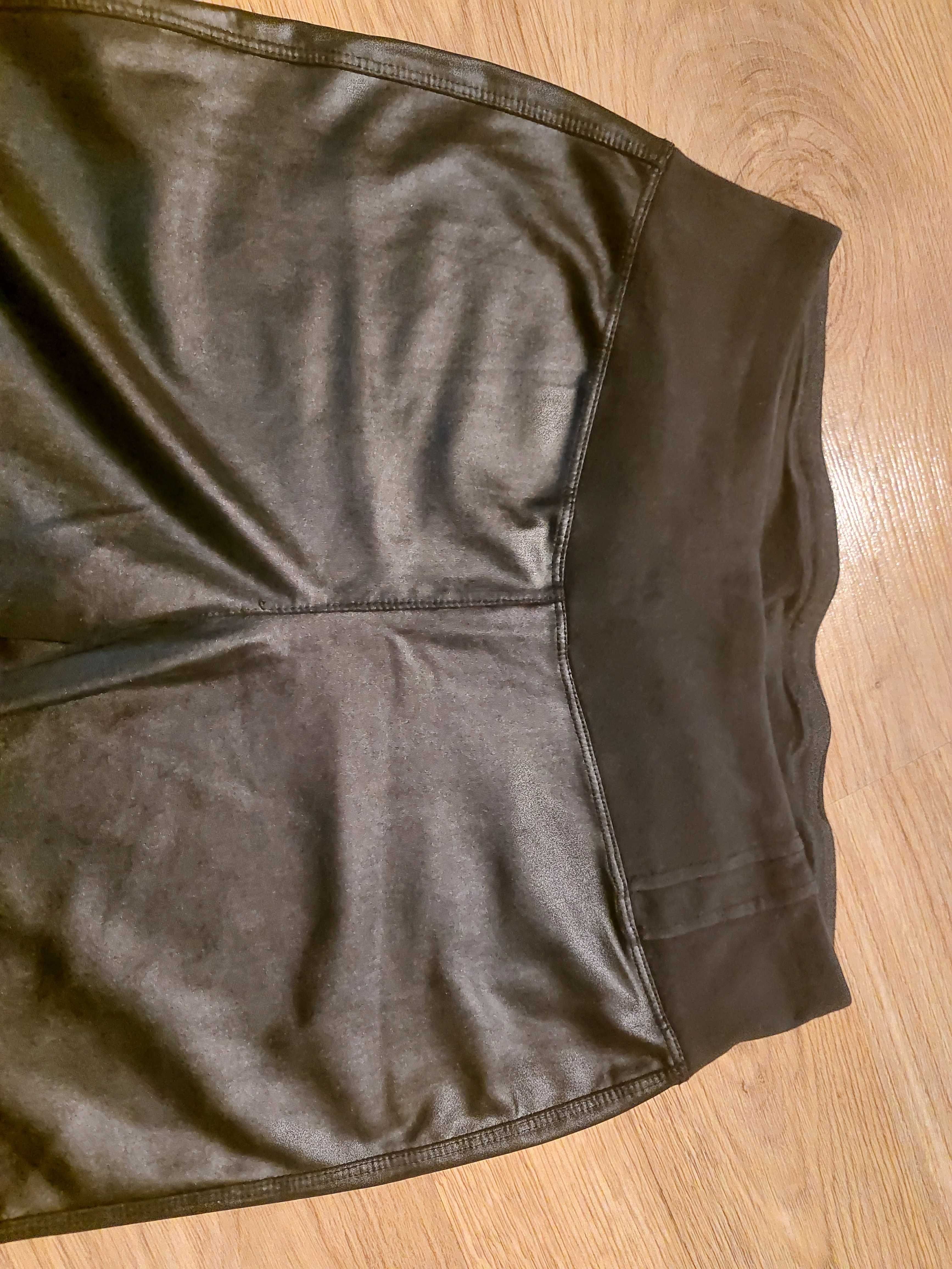 Czarne legginsy getry rozm M/L