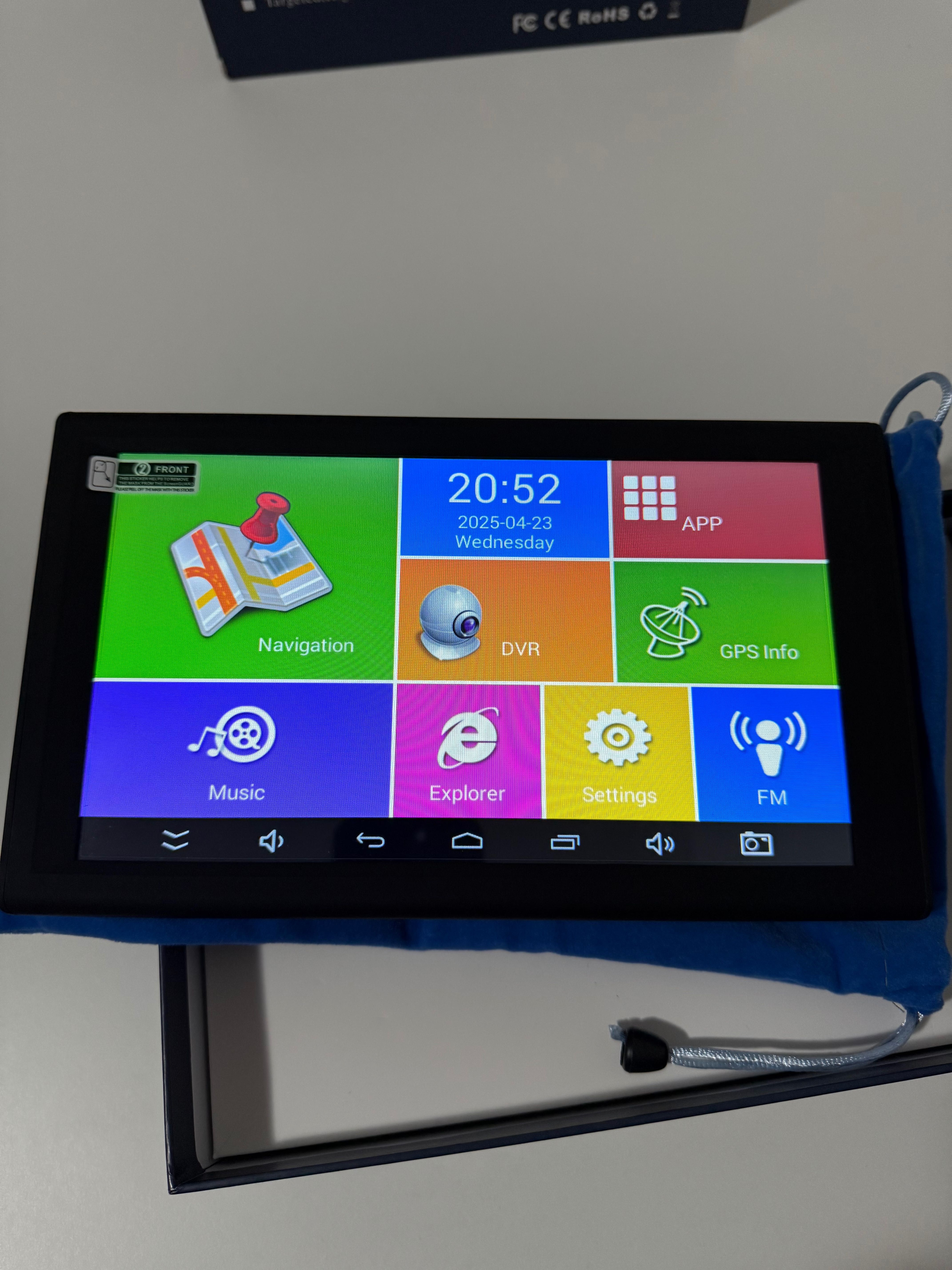 GPS 9" IGO PESADOS de MERCADORIAS (Android com Câmara)