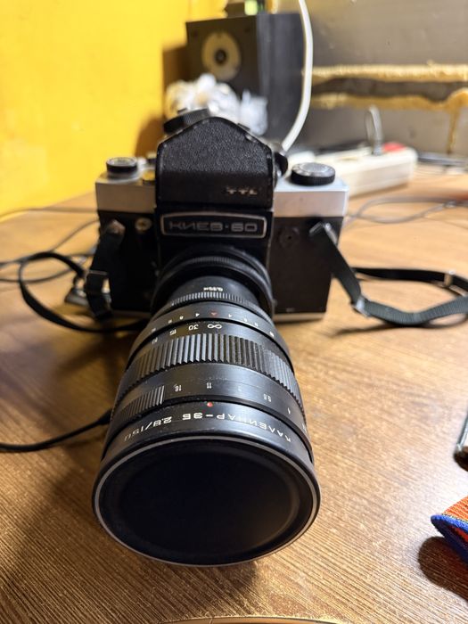 Фотоапарат КИЕВ-60 TTL.объектив Калейнар 3Б 150 мм f/2.8