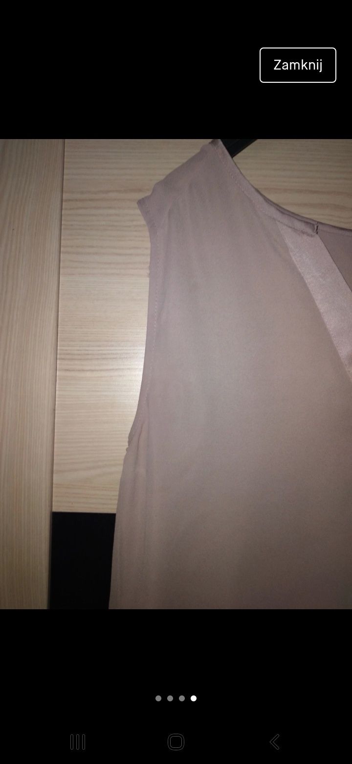 Bluzka H&M rozm. 36 pudrowy róż