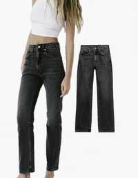 Zara Джинси straight  34 розмір   Сірі джинси zara