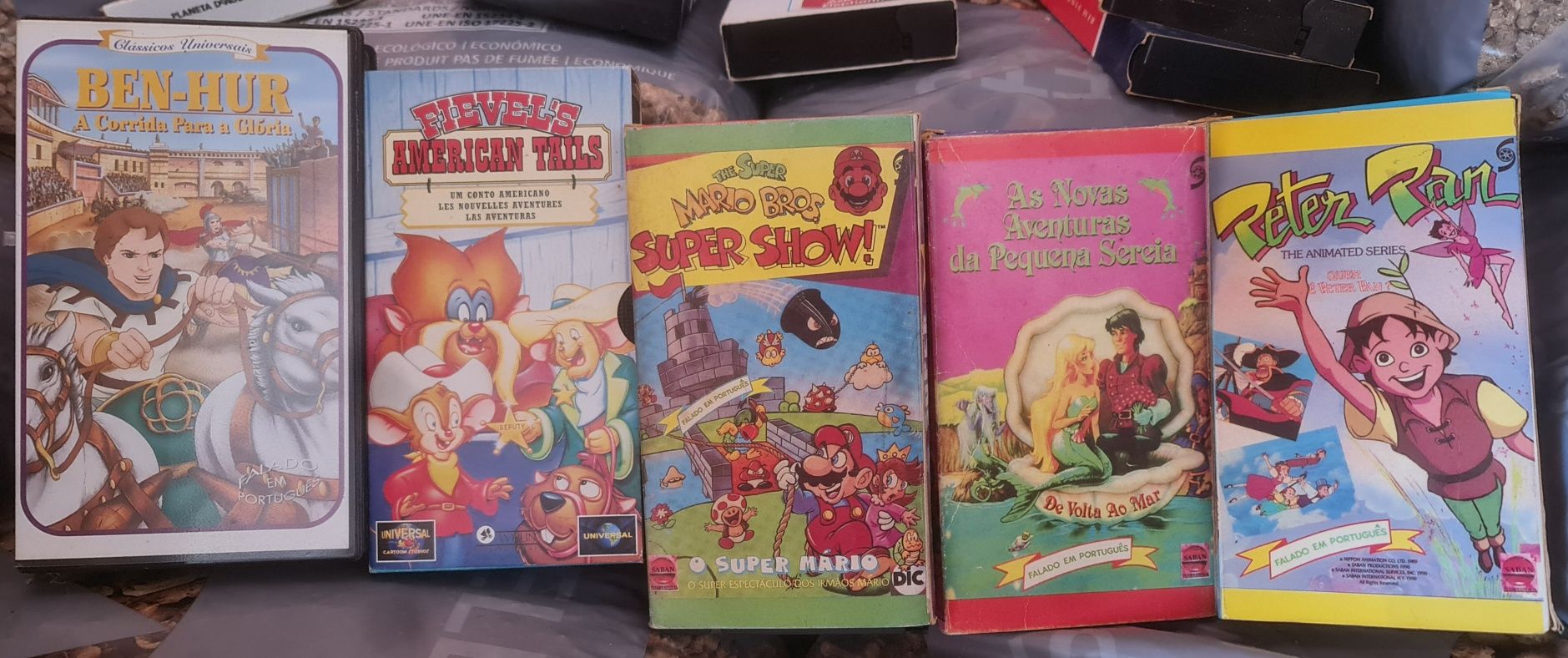 Lote de cassetes VHS