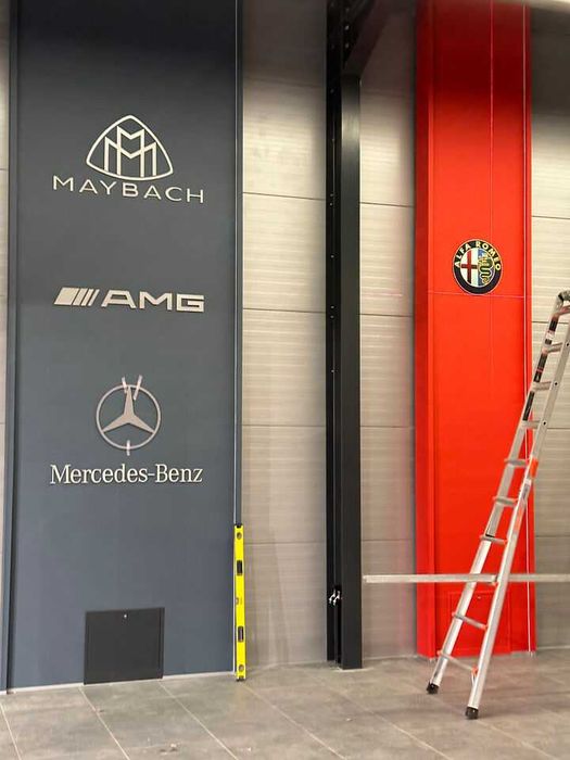 Herb Logo VW Audi harley BMW AMG mpower mercedes porsche 60cm PLEXI