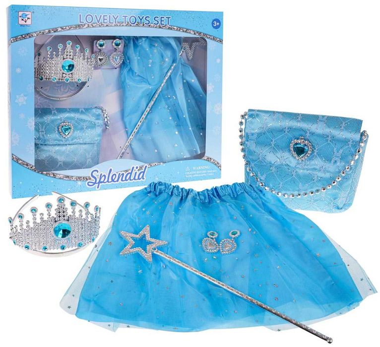 Zestaw Małej Księżniczki z Sukienką + Akcesoria ZDZ.883