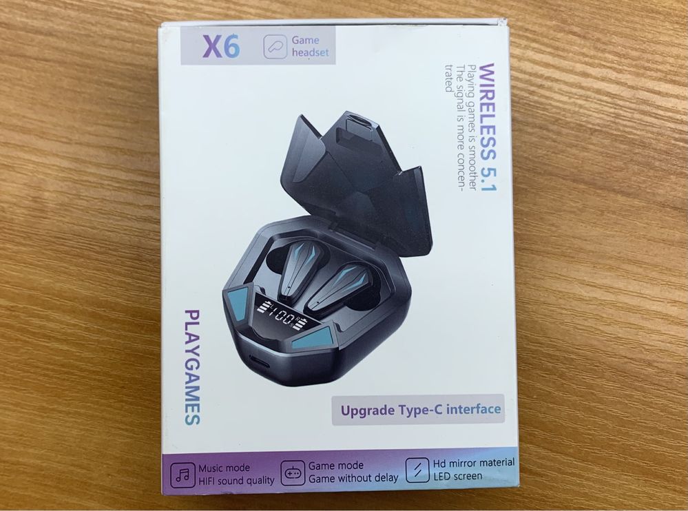 Słuchawki Gamingowe Bluetooth 5.1 USB-C