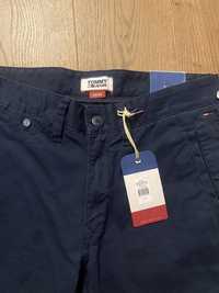 Tommy Jeans- nowe, granatowe chinosy w rozm. 29/34.