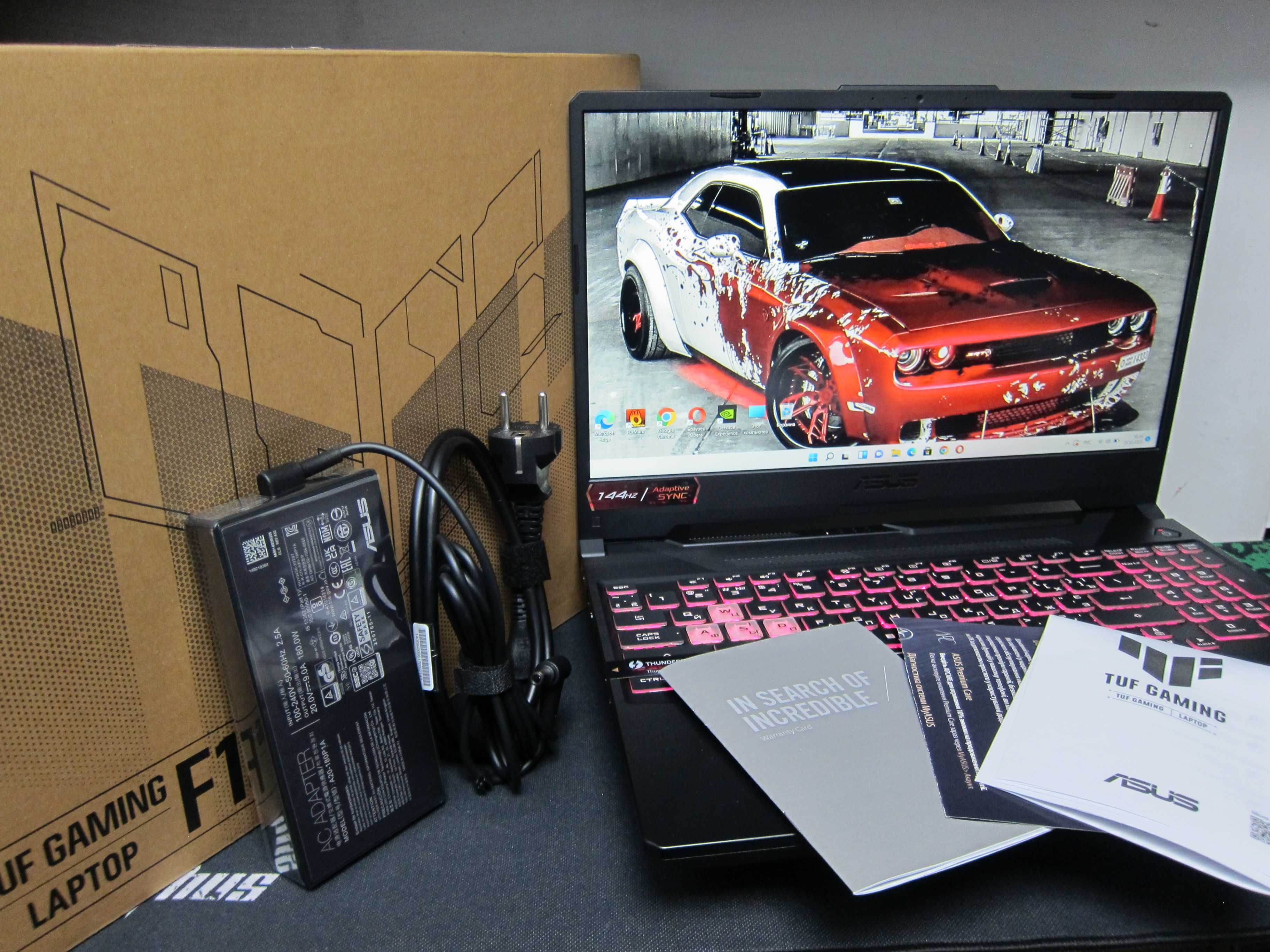 Asus Tuf Gaming FX506HC-HN023 Прочный Корпус-металл Win 11 Pro Office