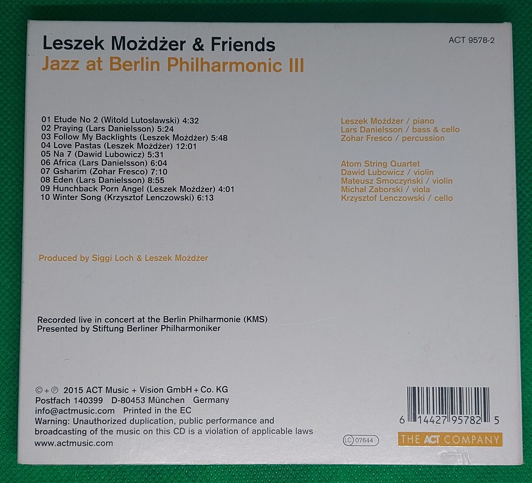 Leszek Możdżer & Friends Jazz at Berlin Philharmonic III
