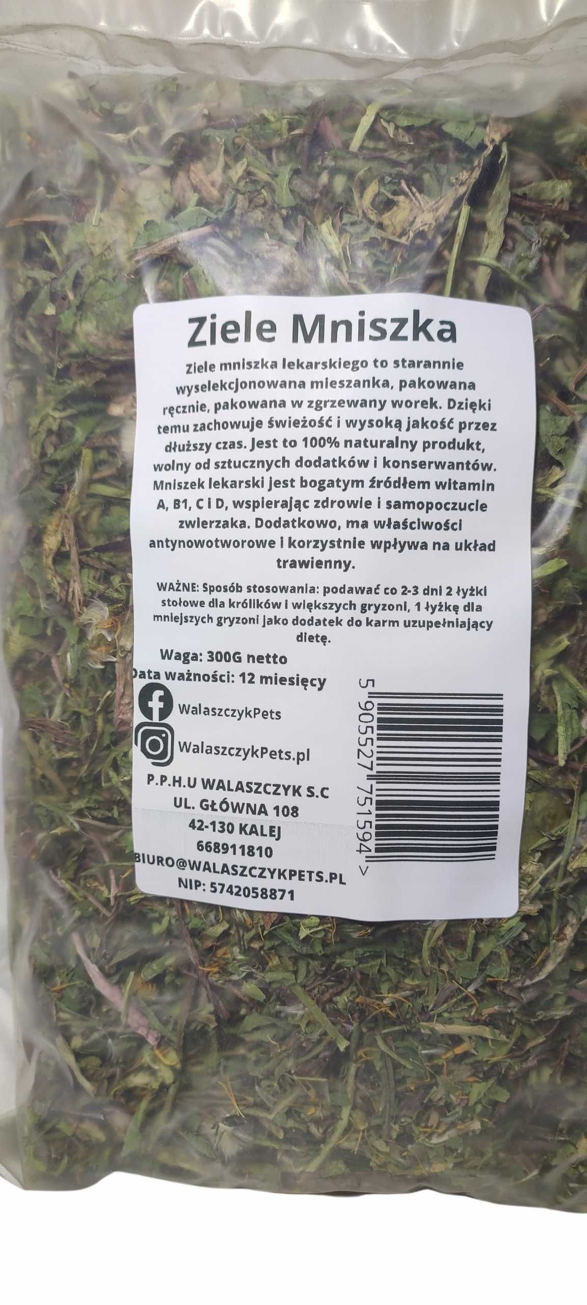 ziele mniszka 300g - przysmak królików gryzoni