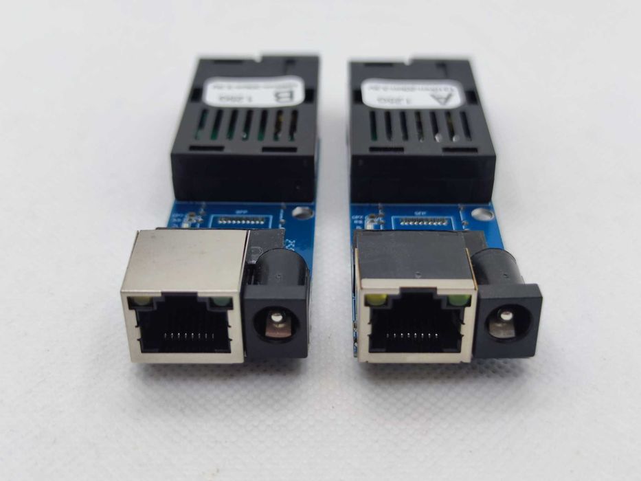 Медіаконвертер оптичний пара 1000M 20km SC RJ45 Gigabit 1310/1550 nm