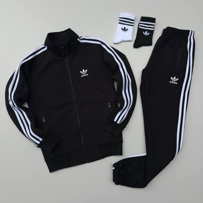 Зимовий костюм Adidas | Трьохнитка фліс | Унісекс | XS–XXXL