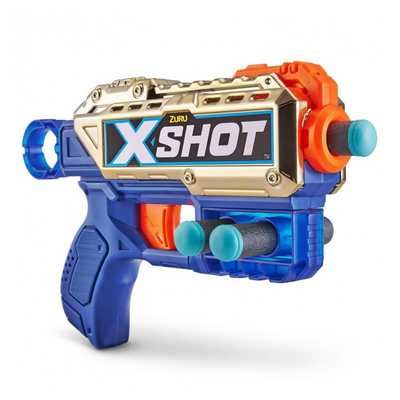 Бластер Zuru X-Shot Exsel Double Golden / Детский пистолет *