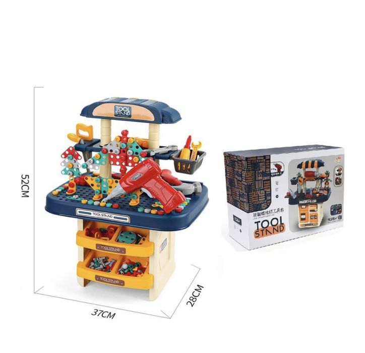 Стіл конструктор з інструментами на 246 елементів