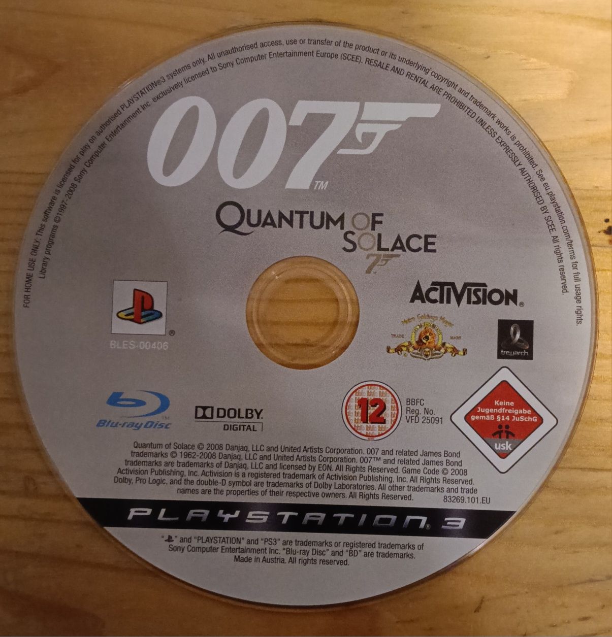 Quantum Of Solace 007 - Gra PS3