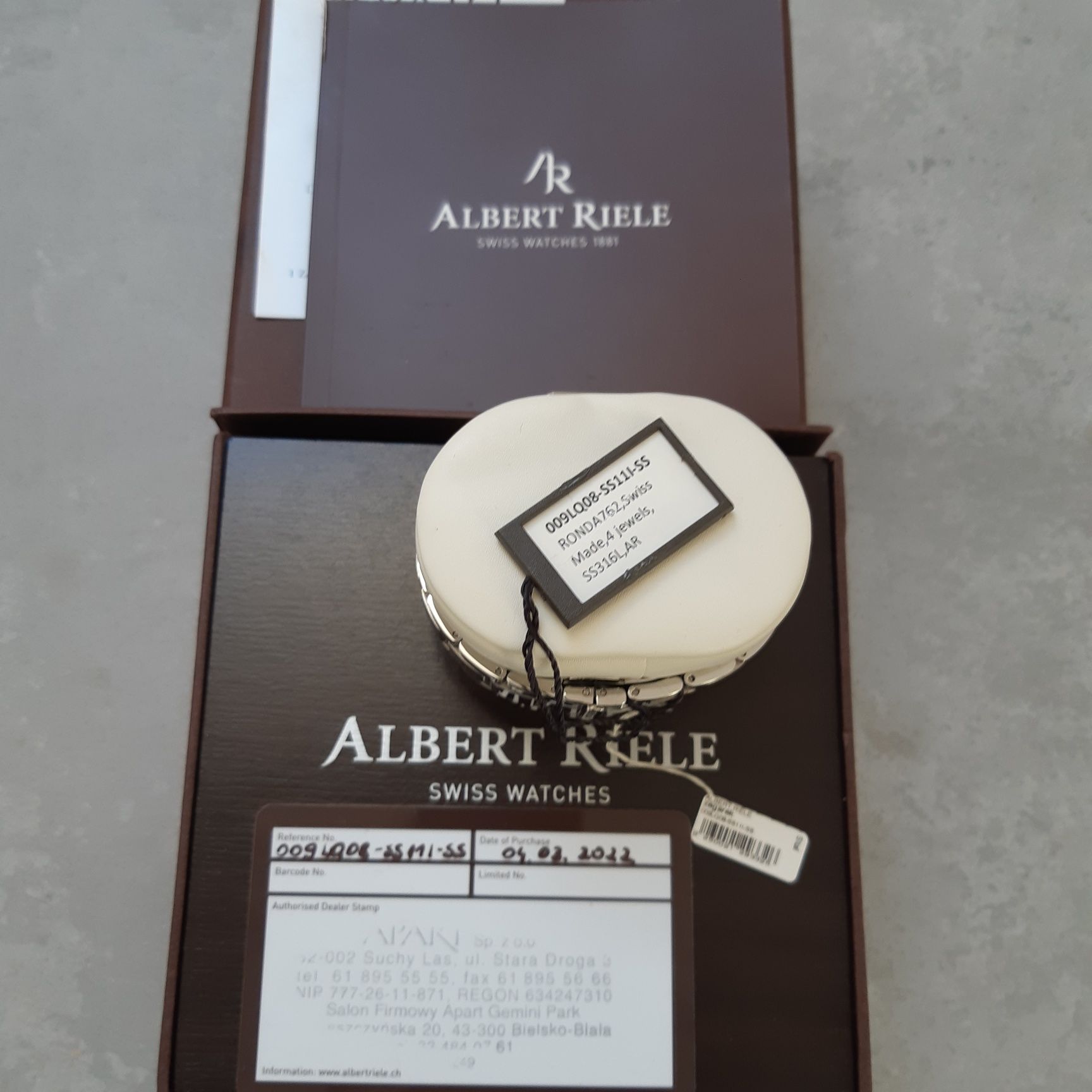 NOWY Albert Riele Gala zegarek damski Apart