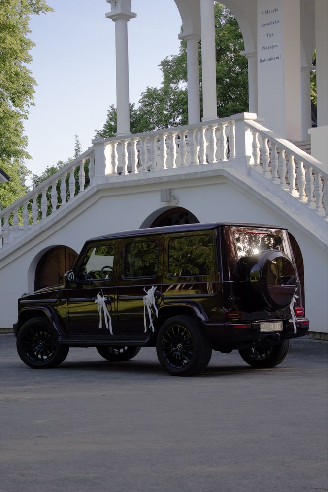 Samochód do ślubu na wesele Tarnow Kraków najnowszy Mercedes G Klasa