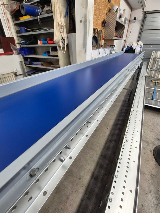 przenośnik taśmowy transporter podajnik taśma rolka modułowy płytkowy
