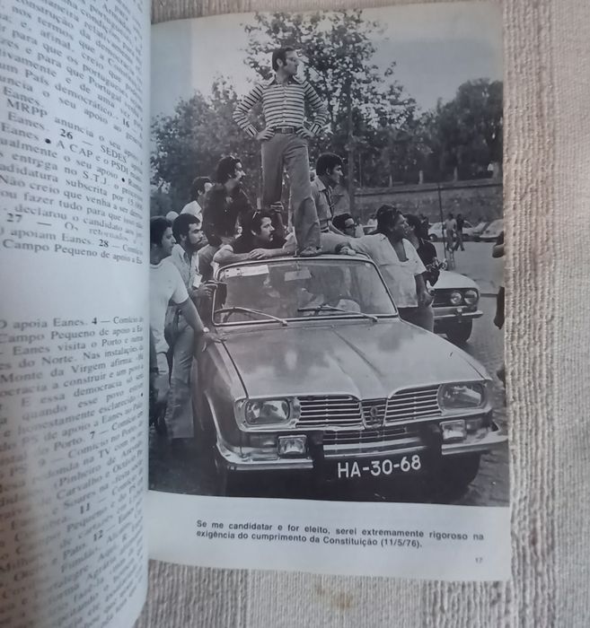 Raro livro sobre Ramalho Eanes enquanto Presidente