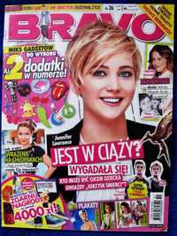 Bravo 26/2014 front Jennifer Lawrence,Cleo,komplet plakatów + dodatki