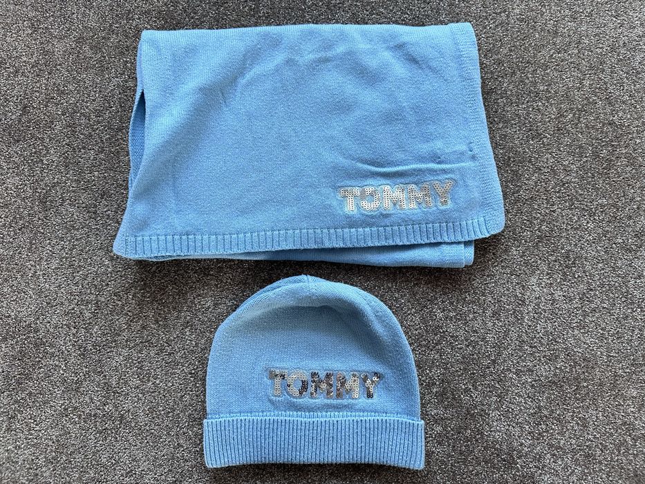 Konplet czapka szalik tommy hilfiger