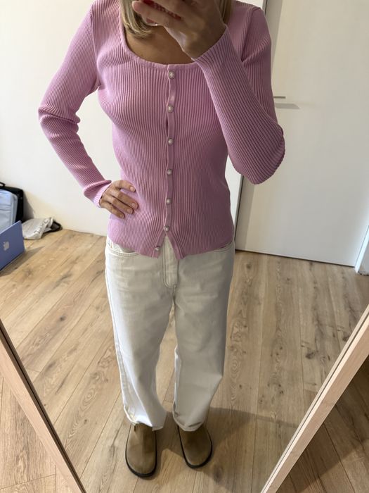 Рожевий кардиган Shevchenko