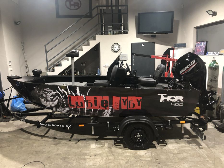 łódź Thor 400 SPM (2021) + silnik Mercury 40 ELPT EFI + przyczepa