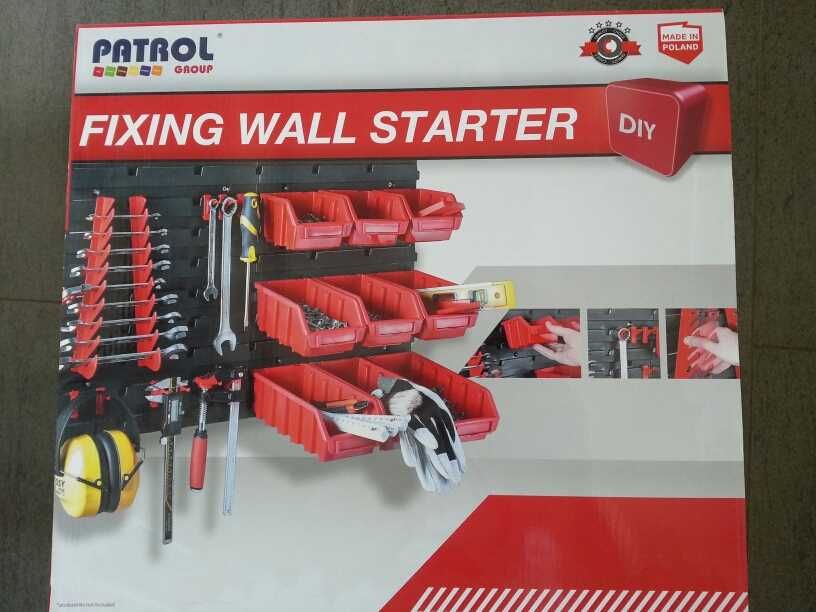 PATROL Zest. Płyty Warsztatowej Panel na narzędzia Fixing Wall STARTER