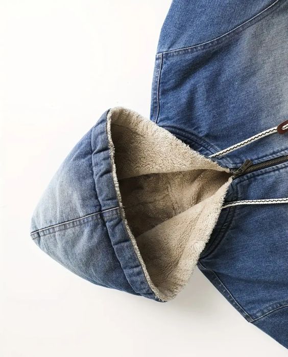 Куртка джинсова з капюшоном