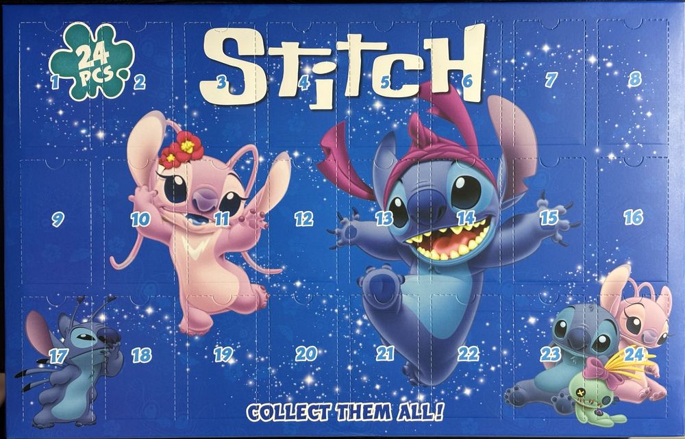 Адвент календар Стіч/ фігурки Стіч/ набір Стіч/ календар Стіч/ ОПТ Є!