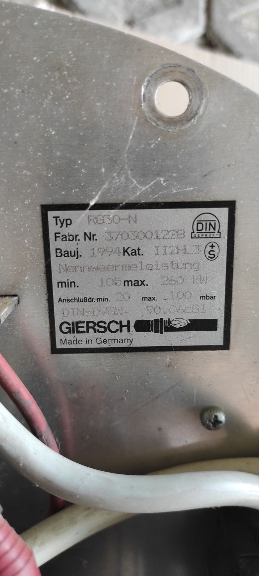 Palnik gazowy Giersch RG30-N