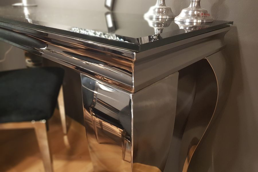 KONSOLKA Toaletka czarna GLAMOUR T 780