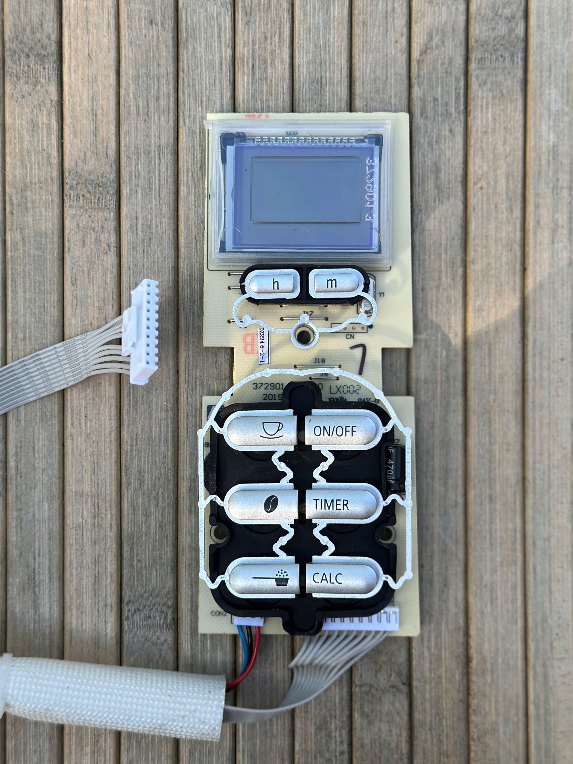 Panel sterujący z wyświetlaczem LCD do ekspresu Melitta Aromafresh