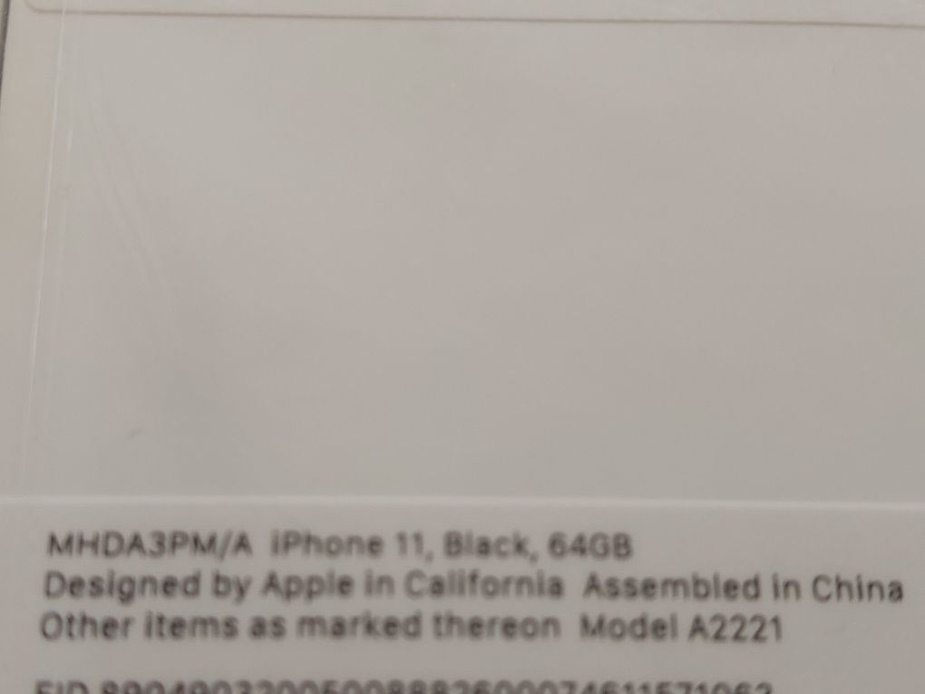 iPhone 11 czarny 64GB nowy po gwarancji