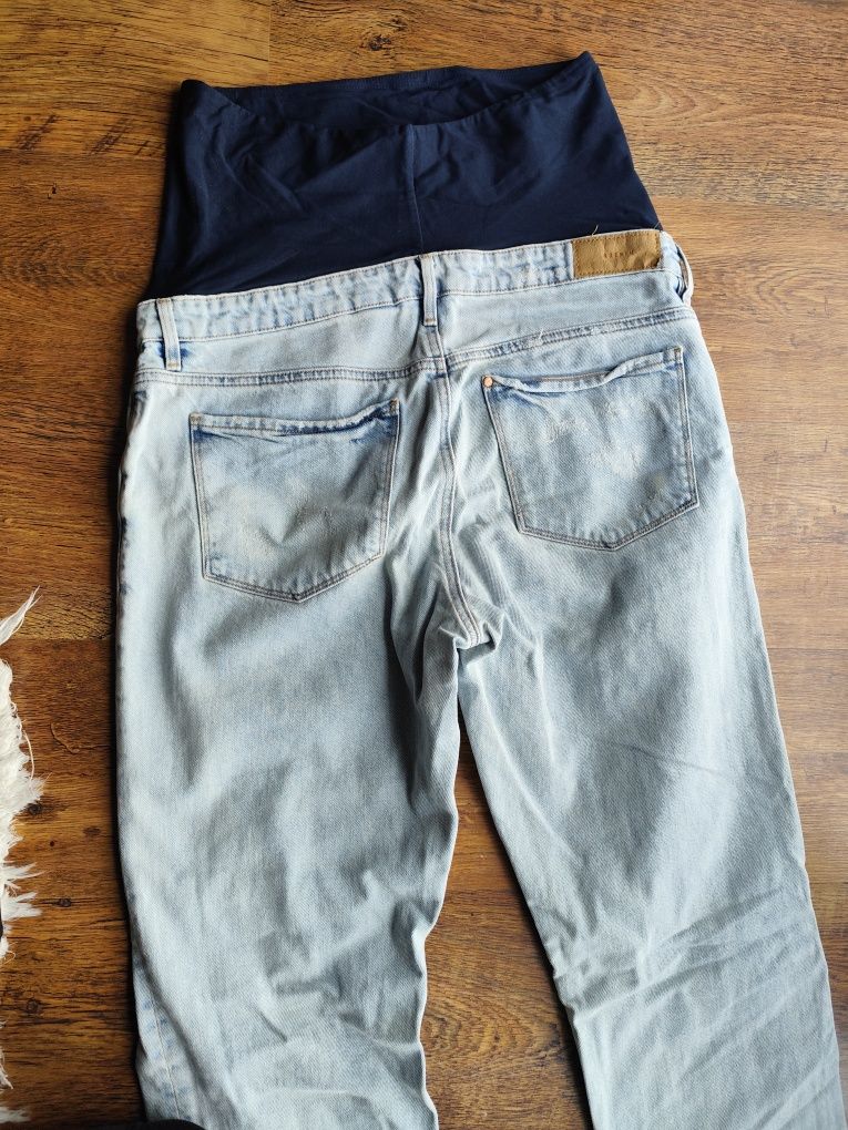 Spodnie ciążowe boyfriend h&m r.40