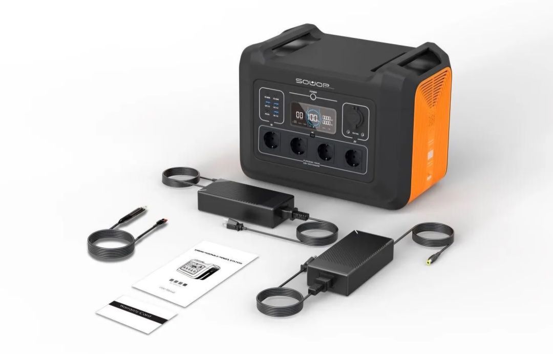 Портативна зарядна станція SOUOP UPP-2400 , LiFePO4 2232 Вт-год