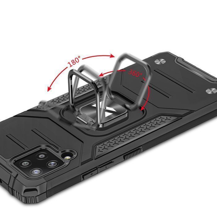 Wozinsky Ring Armor Pancerne Etui na Samsung Galaxy A42 5G - Czerwony