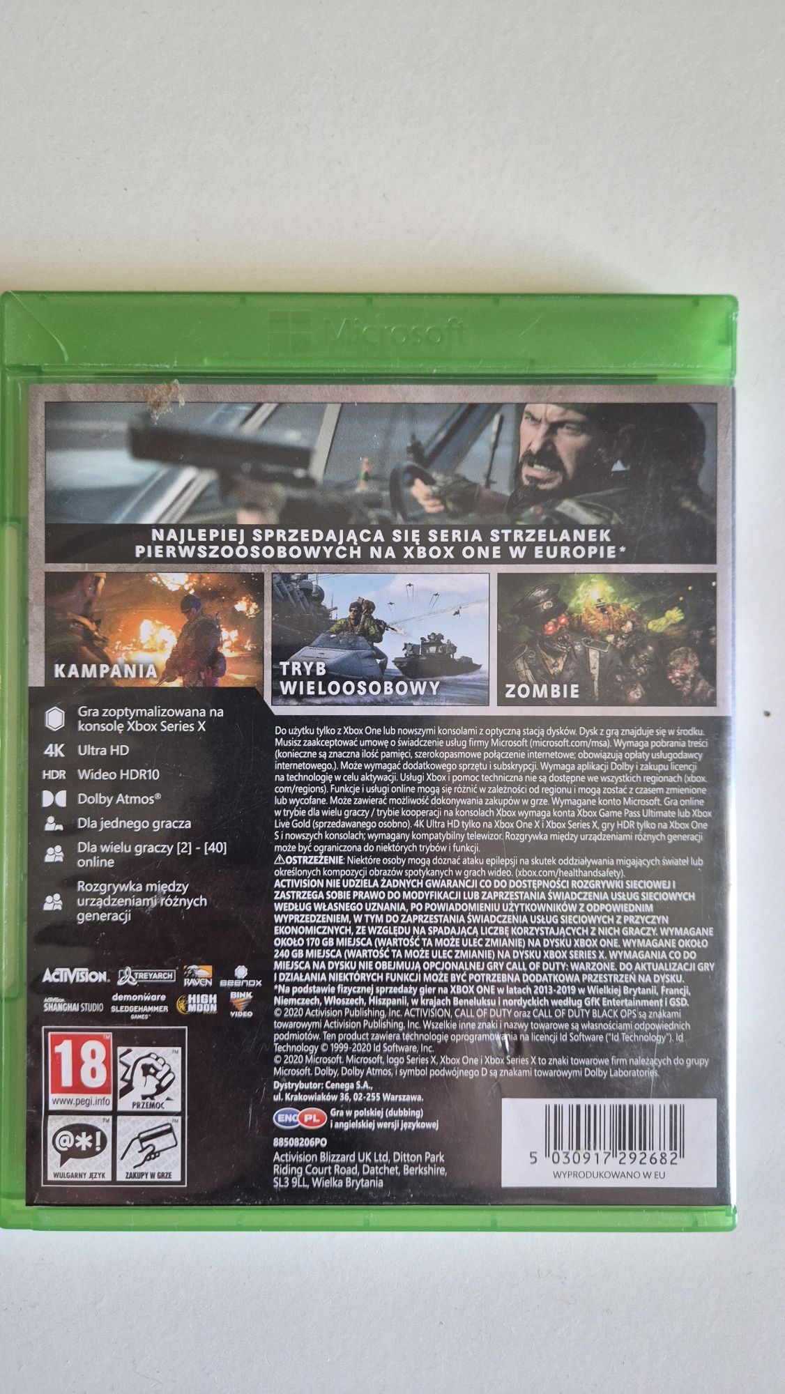 Call of duty black ops Cold War Xbox One, X, series S