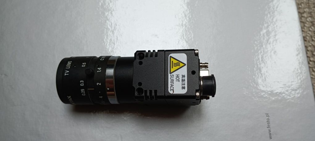 Kamera przemysłowa Omron FZ-SC2M+ Pentax TV Lens 16mm 1:1.4