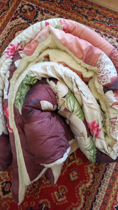 Одеяло на основе овечьей шерсти