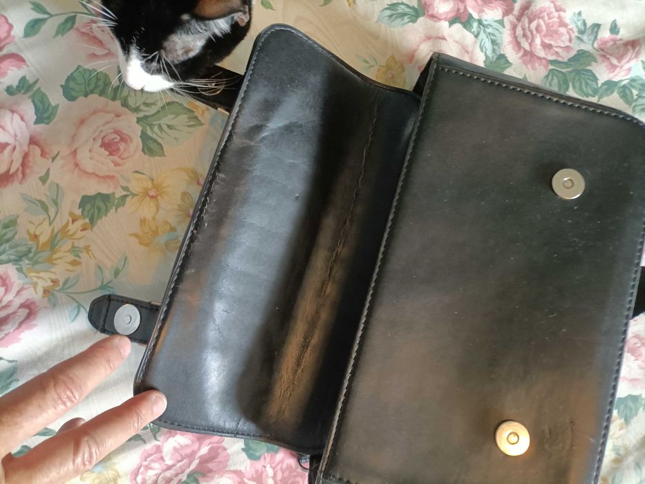 Bolsa tiracolo preta Zara