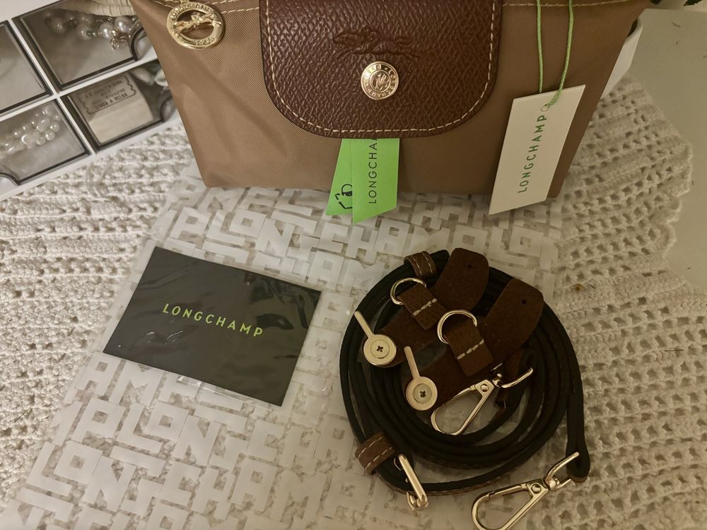 Mini Longchamp Castanha