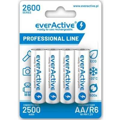 Батарейки аккумулятор everActive Ni-MH AA/HR06 2600 mAh BL 4 шт