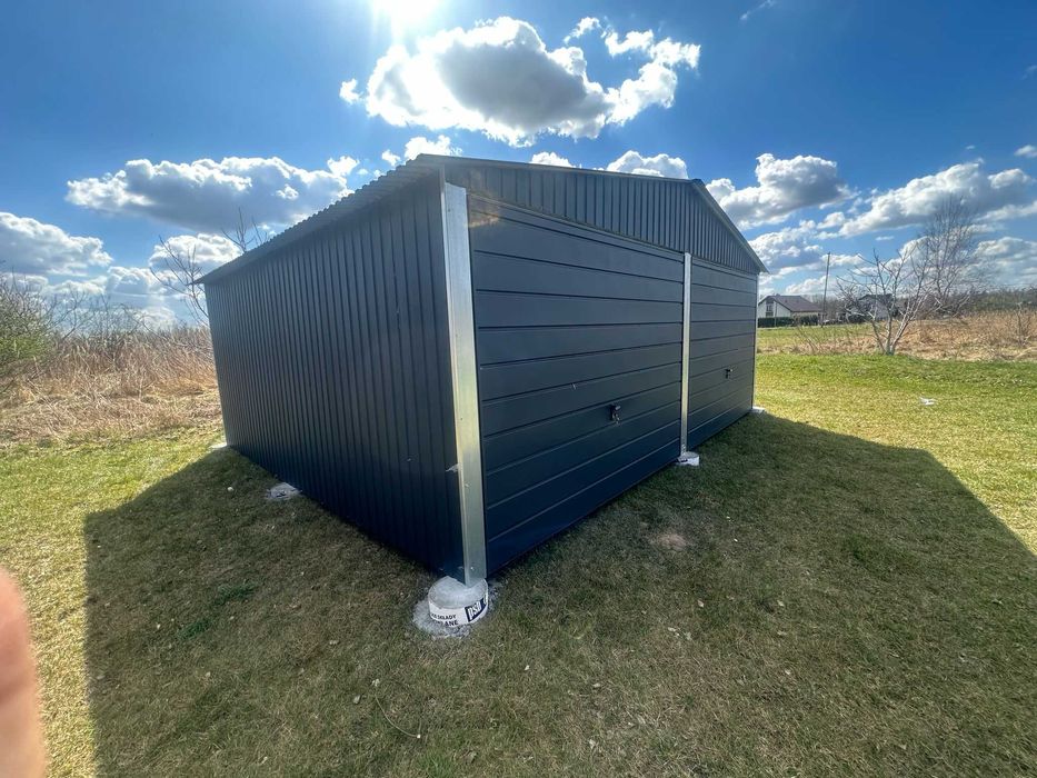 Garaż blaszak 6x5 Garaż blaszany Wiata Hala Producent 6x8 5x7 7x7 6x6