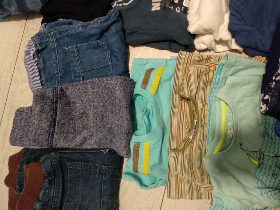 Paczka ubrań na chłopca tanio 74-80