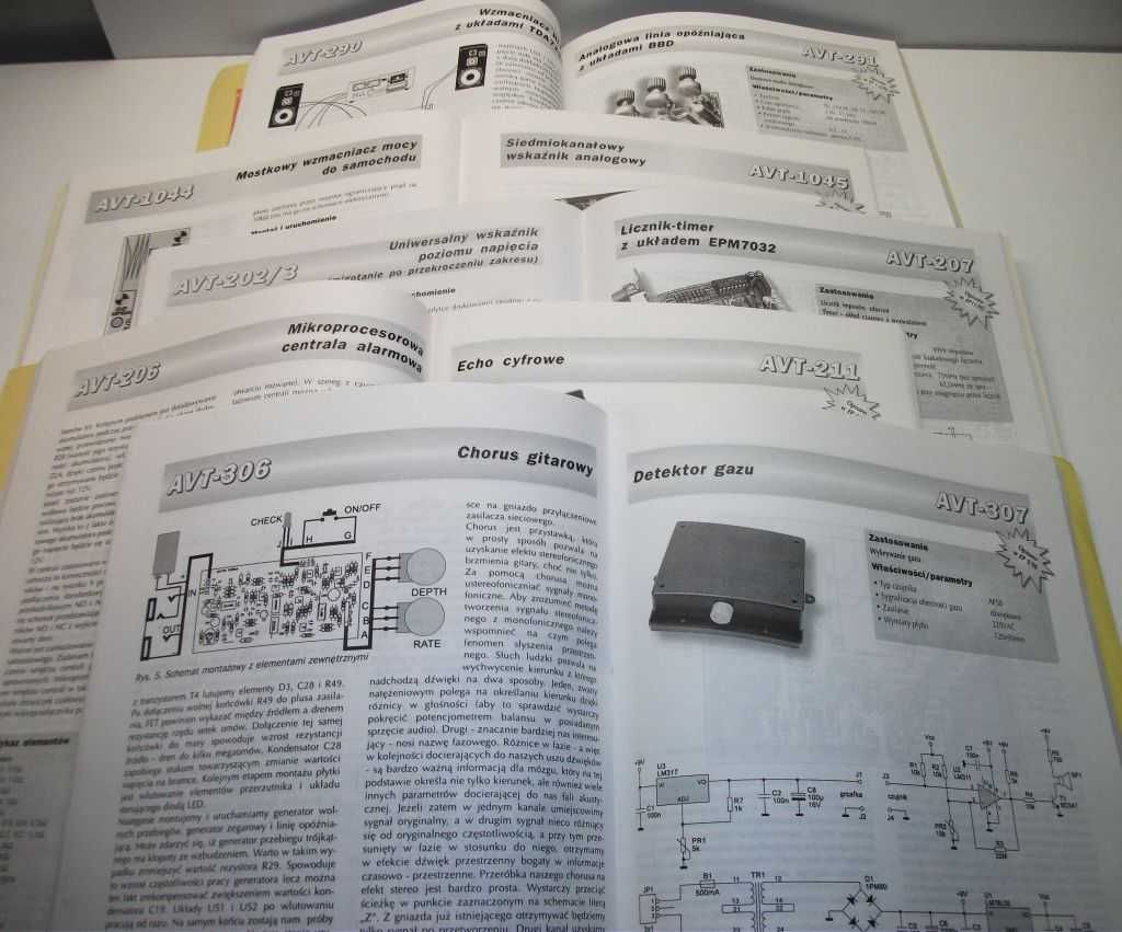 Kity AVT 30 układów elektronicznych Tom 1 ,2, 3, 4, 5